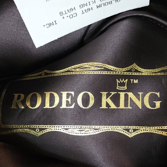 Rodeo King 7X Beaver Felt Long Oval Pecan Color Cowboy Hat - Picture 7 of 11